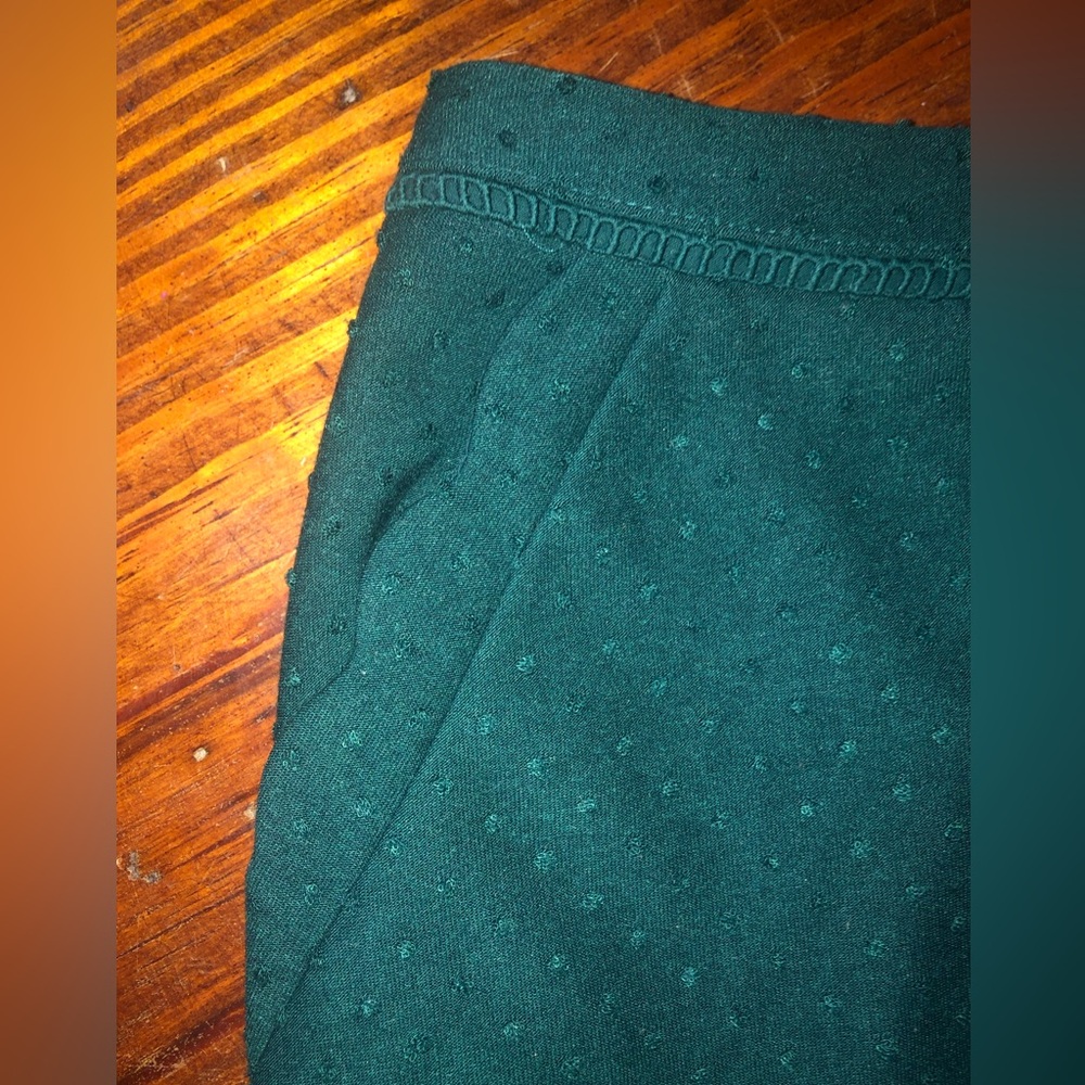 Kelly Green Ruffle Skirt - Picture 5 of 10